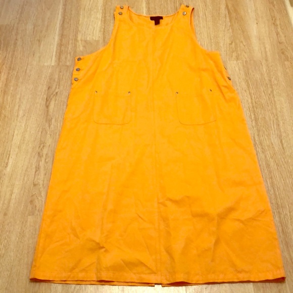 Denim bright orange jumper Plus size 3X